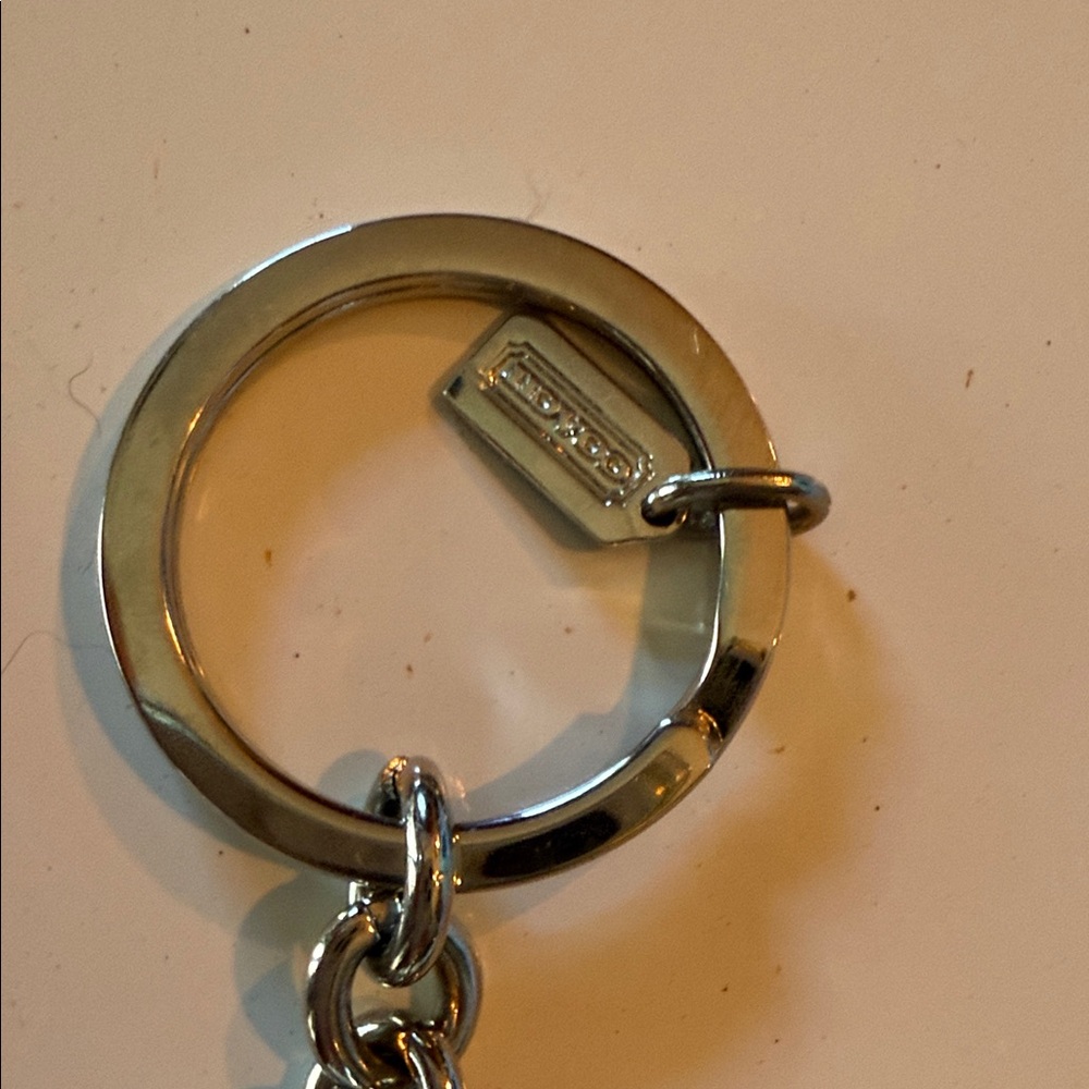 Coach Blue Snowflake Keychain - Picture 6 of 6